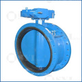 Ductile iron flange type butterfly valve DI hand operated double flanged butterfly valve